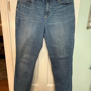 Lands' End Women's Classic Blue Straight Leg Jeans